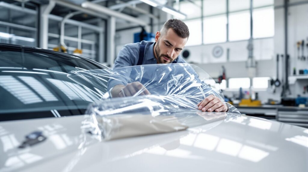 covering transparent voiture