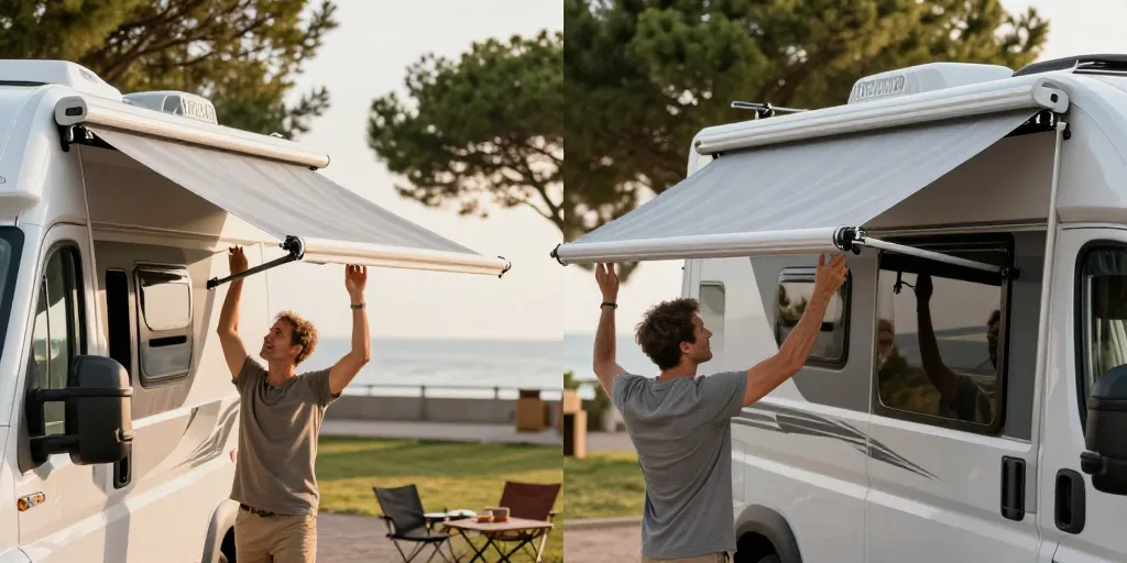 stores exterieurs pour camping car